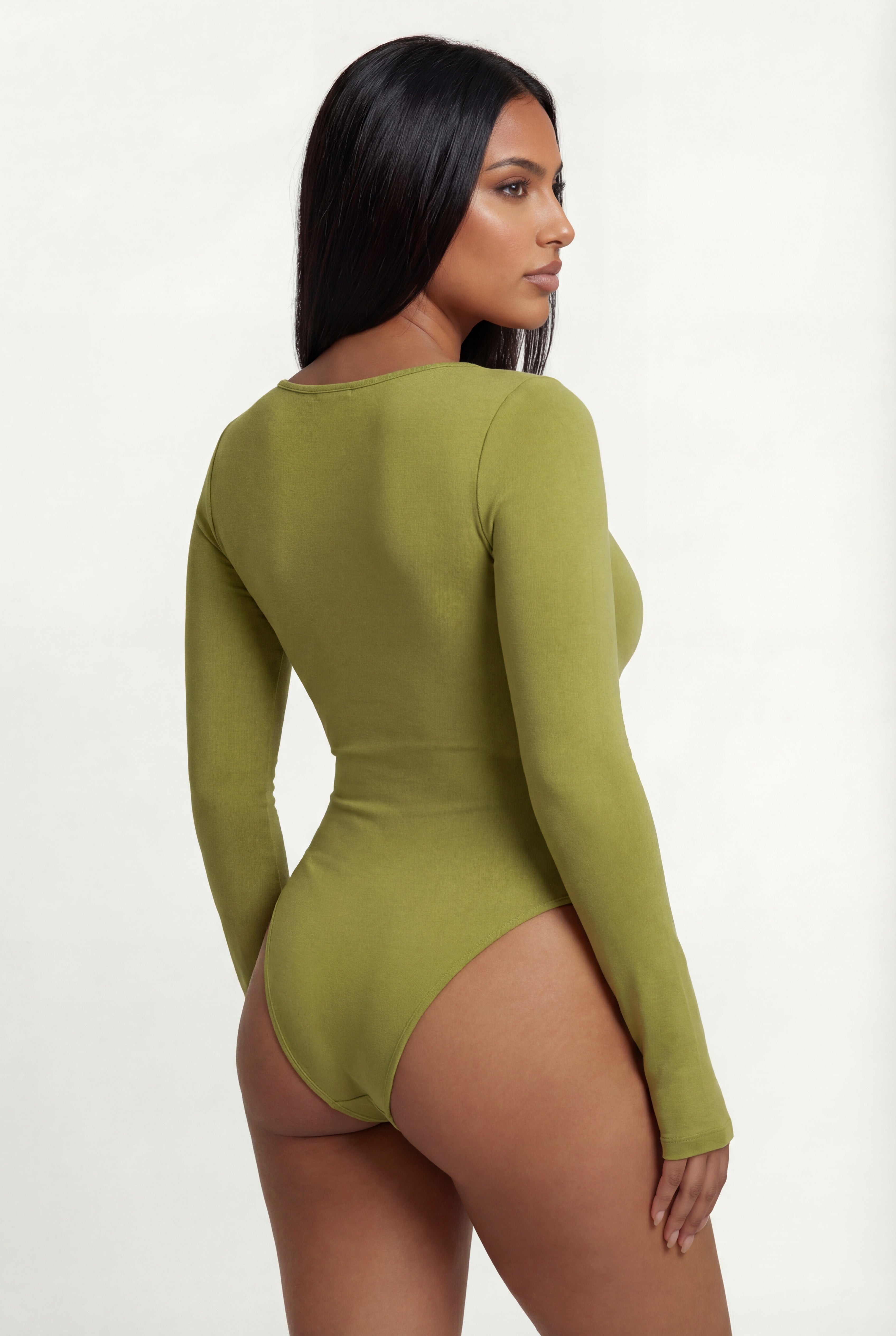 Body sculptant manches longues – Style élégant