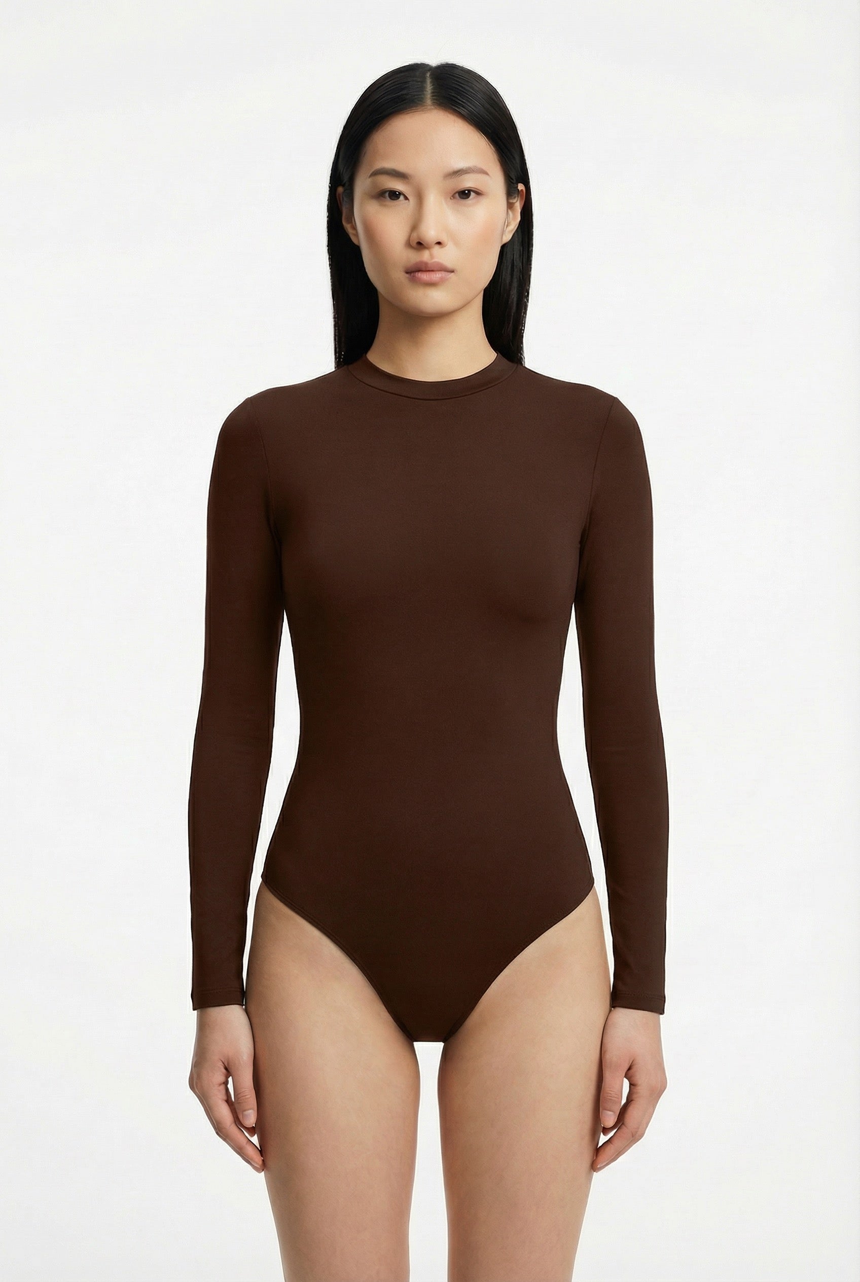 Body sculptant manches longues – Coupe classique