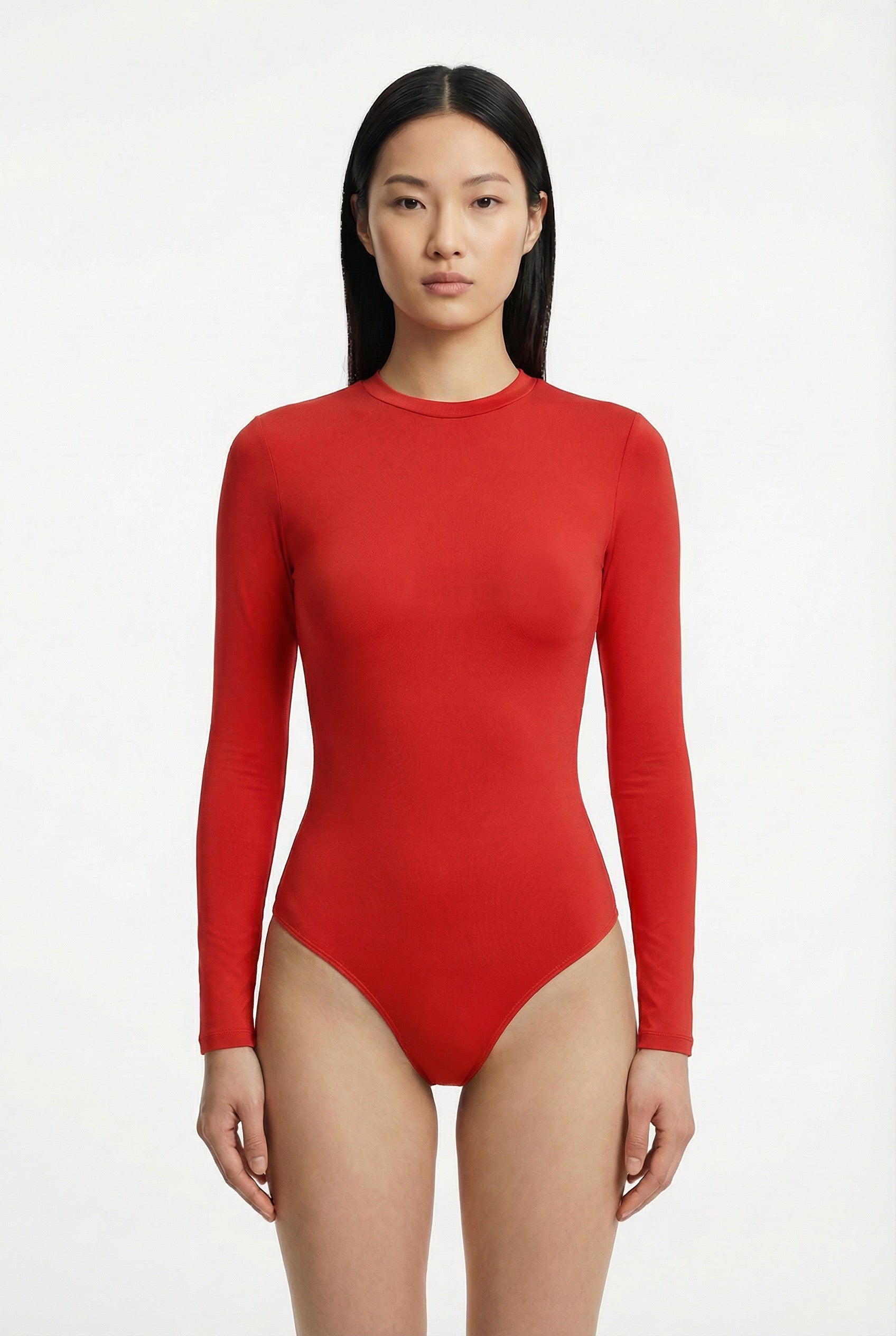 Body sculptant manches longues – Coupe classique