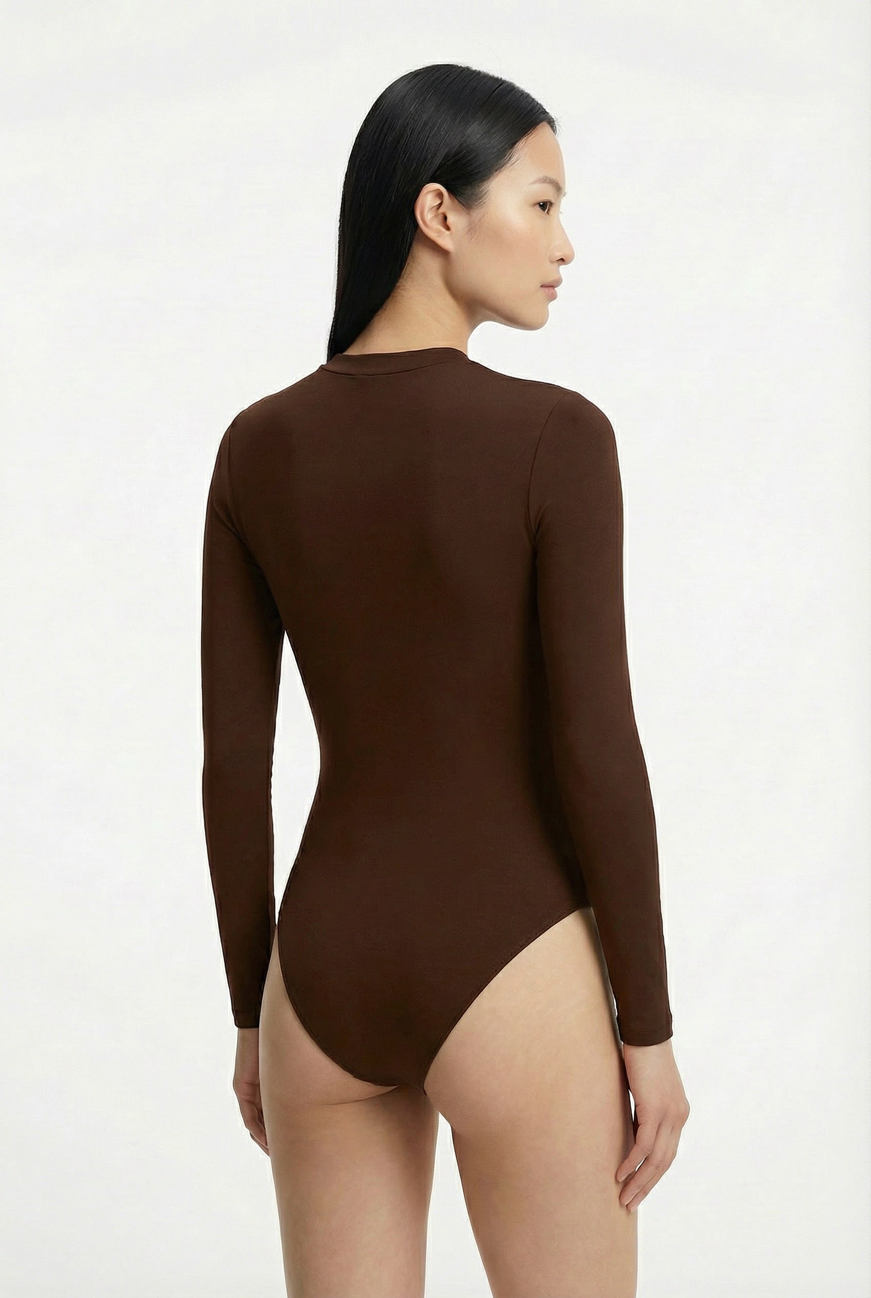 Body sculptant manches longues – Coupe classique